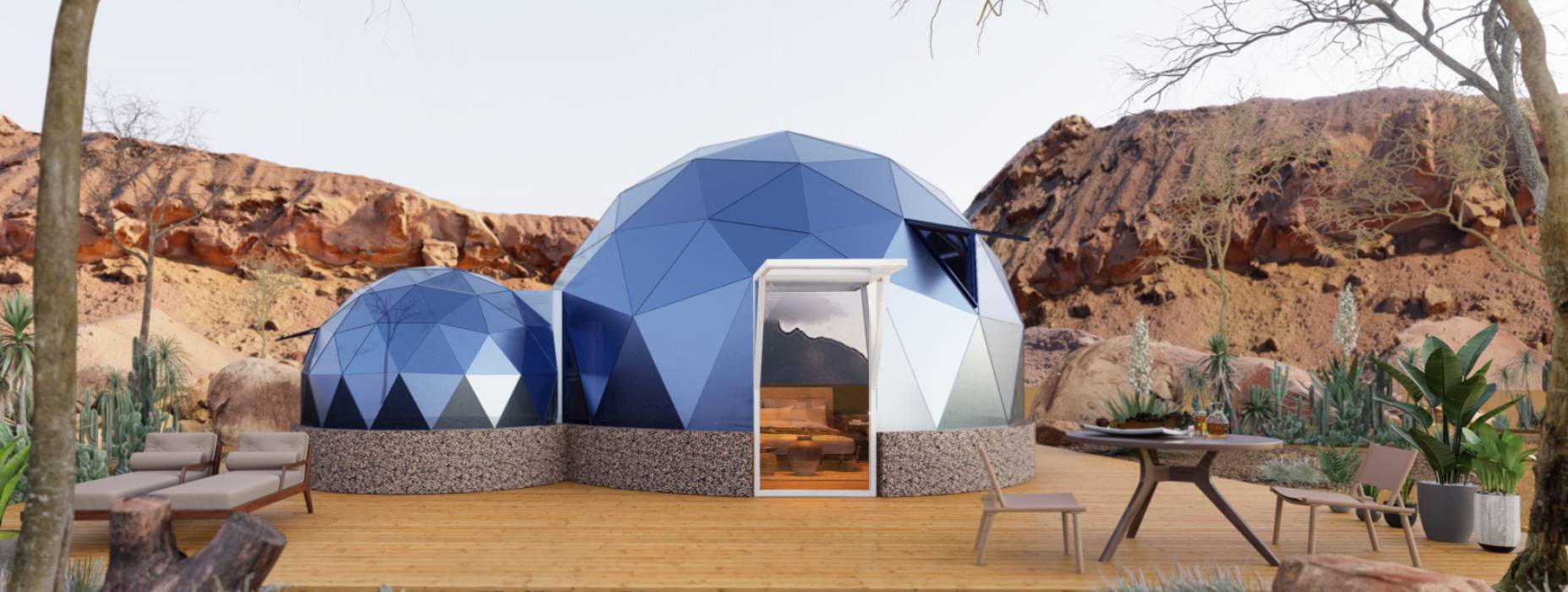 凌海市球形智能光伏玻璃星空房